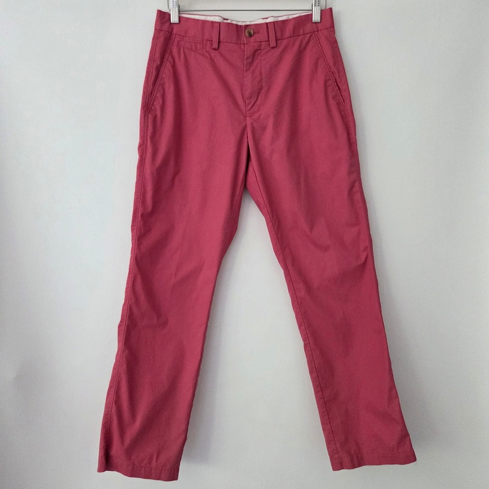 TailorByrd Chino Pants Pink Flat Front Cotton Blend Mens 30/30